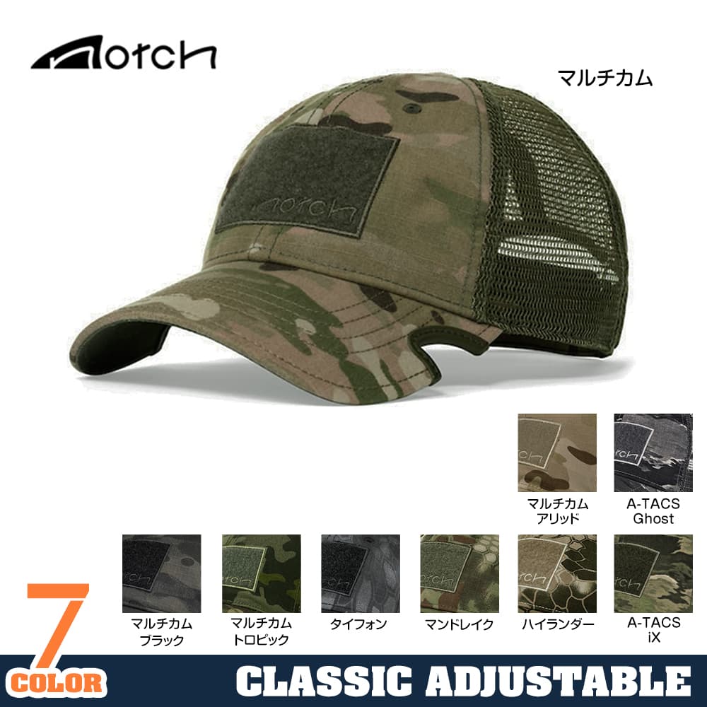 NOTCH キャップ Classic Adjustable 帽子 メッシュモデル ベルクロパネル付