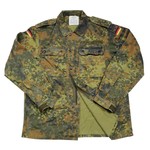 ドイツ軍放出品 コンバットジャケット 国旗パッチ付き フレクター迷彩