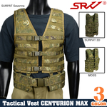 SRVV タクティカルベスト CENTURION MAX ベルトセット MOLLE対応 メッシュ生地