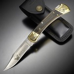 BUCK 折りたたみナイフ 110 限定品 イエローホースカスタム バタフライ刻印