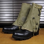 イタリア軍放出品 ゲイター 帆布製 アルパインレギンス ODグリーン