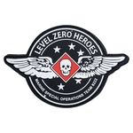 ミリタリーワッペン Level Zero Heroes マーソック PVC素材 ベルクロ