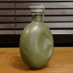 チェコ軍放出品 キャンティーン M60 アルミ製 レザーストラップ付