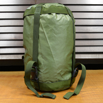 イギリス軍放出品 コンプレッションバッグ 春夏用寝袋収納 蓋付き オリーブドラブ