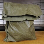 ベルギー軍放出品 テントシート収納バッグ ビニール素材 オリーブドラブ