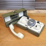 ドイツ軍放出品 フィールドフォン 野戦電話 KRONE GmbH製 WF