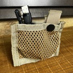 イギリス軍放出品 アンテナポーチ PRC355 GPS Manpack用 PRI製 カーキ