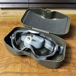 イギリス軍放出品 ゴーグルケース ODカラー プラスチック製