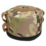 ガス缶 OD缶カバー 迷彩 ポリエステル生地