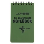 防水メモ帳 ALL WETHER NOTE BOOK サイズ約130×75mm 耐水ペーパー