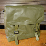 オランダ軍放出品 ショルダーバッグ PVC素材 OD 仕切りなし