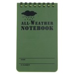 防水メモ帳 ALL WETHER NOTE BOOK サイズ約130×75mm 耐水ペーパー