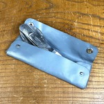 オーストリア軍放出品 カトラリーケース トラック幌 全長19cm