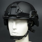 ヘルメット MICH2000タイプ 樹脂製 レールマウント NVGマウントベース付き