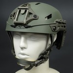 FMA タクティカルヘルメット CAIMANタイプ 樹脂製 ハイブリッドヘルメットシステム