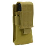 フラッシュライトポーチ  MOLLE対応 ベルクロ高さ調整可能 ナイロン