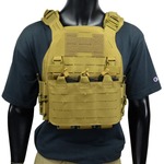 プレートキャリア 1000Dナイロン製 レーザーカットMOLLE クイックリリースバックル搭載