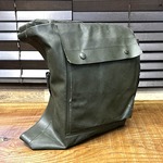 オランダ軍放出品 ガスマスクバッグ PVC製 OD