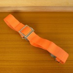 オランダ軍放出品 ラッシングベルト 荷締めベルト バックル式 オレンジ