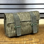 ドイツ軍放出品 グレネードポーチ 3個用 レインカモ