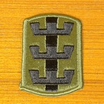 アメリカ軍放出品 ワッペン 陸軍 第130工兵旅団 ナイロン製