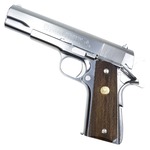 Marushin 発火式モデルガン 完成品 COLT GOVERNMENT MK4 SERIES 70 シルバーABS 082413