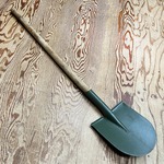 スウェーデン軍放出品 シャベル 木製ストレートハンドル