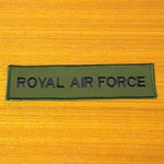 イギリス軍放出品 ワッペン 空軍 ナイロン製