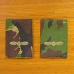 イギリス軍放出品 階級章 航空操縦士 肩章ループ DPM迷彩 2枚セット