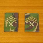 イギリス軍放出品 階級章 航空スペシャリスト(クラス1)  肩章ループ DPM迷彩 2枚セット