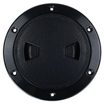 デッキハッチカバー 検査穴 RV/キャンピングカー用 ABS樹脂製 船舶 ブラック