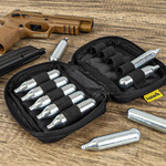 LayLax ポーチ CO2キャリーケース Battle Style クッション付 ブラック