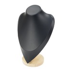 ネックレススタンド 首マネキン 撮影用・ディスプレイ用什器 マイクロファイバー仕様