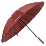 REPSGEAR 雨傘 スルット傘 95cm 16骨 スライドカバー付 ワンタッチ式 ストレートグリップ