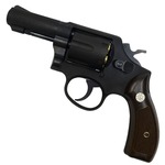 マルシン ガスガン M10 3インチ ブラック HW 木目調プラグリップ 072512