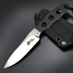 Makkari knives スケルトンナイフ 間狩純平作 ラプトルドロップ 樹脂製シース付き