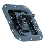 ラッチ 埋め込み式 スチール製 ブラック