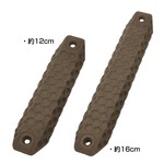 レールパネル M-LOK & KEY規格対応 XOS  レールカバー