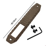 レールパネル M-LOK & KEY規格対応 XOS レールパネル 1スロット穴