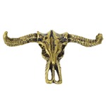 コンチョ Bull horns 牛角 40mm 小物用金具