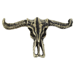 コンチョ Bull horns 牛角 40mm 小物用金具
