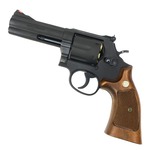 マルシン ガスガン S&W M586 ブラックHW ハーフチェッカー木製グリップ 082607