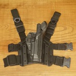 米軍放出品 レッグホルスター BLACKHAWK Serpa L3 ベレッタM92/M9 レール非対応 430604BK