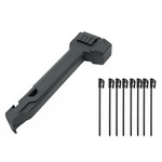 ペグ&ハンマー 樹脂製 ペグ収納付き ペグ 170mm 8本セット