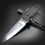 Makkari knives アウトドアナイフ 間狩純平作 ストレリチア SUS440鋼  樹脂製シース付属