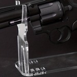 ガンスタンド 組み立て式 リボルバー/オートマチック対応 アクリル製