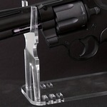 ガンスタンド 組み立て式 リボルバー/オートマチック対応 アクリル製