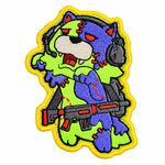 にとろん ミリタリーパッチ ゾンビウルフ 特殊ゾンビ部隊 Bang! Bienaシリーズ
