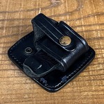 イギリス警察 放出品 ハンドカフホルダー PWL製 継ぎ手固定 角度調節可能 レザー製