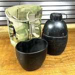 イギリス軍放出品 キャンティーン ボトルポーチセット MTP迷彩 PLCE装備
